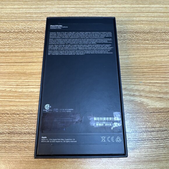 EMPTY RETAIL BOX ONLY - Apple iPhone 13 Pro Max Gold 128GB A2484 OEM - Picture 3 of 4